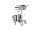 Lille rengøringsvogn m/ 2x6 ltr. & affaldsholder, Exclusive Drypsystem, Tina Trolleys, (1 stk.)