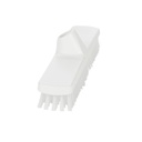 Gulvskrubbe, 29cm, stiv, med gevind, PP, hvid, Vikan 3661