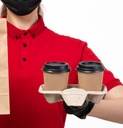 Dobbelt kopholder til 2 plastikkrus