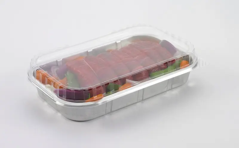 Låg, Ready2Cook, 27,1x16,8x2,7cm, klar, PET, lav, snap-on, tilhørende 11523, (300 stk.).webp