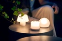 LED lys komplet, 4,8x5cm, 3 stk, valgfri farveskifte, med oplader, (1 sæt)
