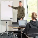 Flipover stativ på hjul, magnetisk overflade, ECO.webp