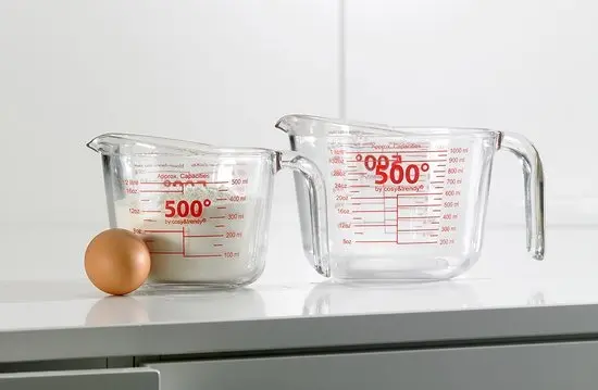 Målebæger i glas, 0,5L, tåler op til 500grader, (1 stk.).webp