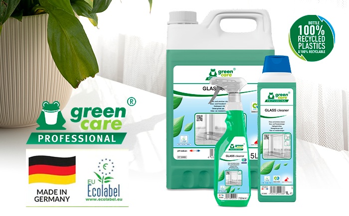 Glasrens, Green Care Professional GLASS Cleaner, 5 l, med farve og parfume, (1 stk.)