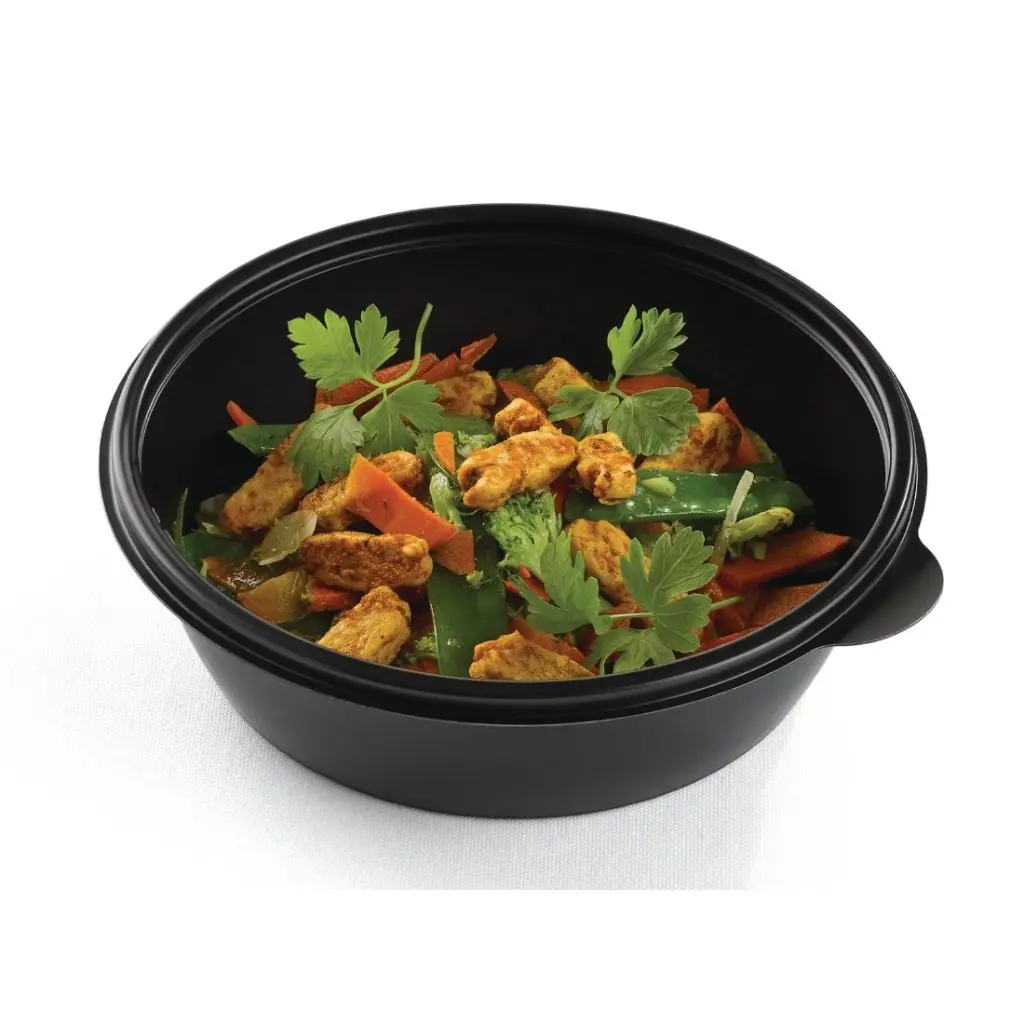 Fastpac rundt, sort, PP, 750ml, Ø19,0x4,5cm, suppe.webp