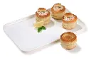Serveringsbakke i melamin, hvid, 60x40x1,7 cm, Thermohauser.webp