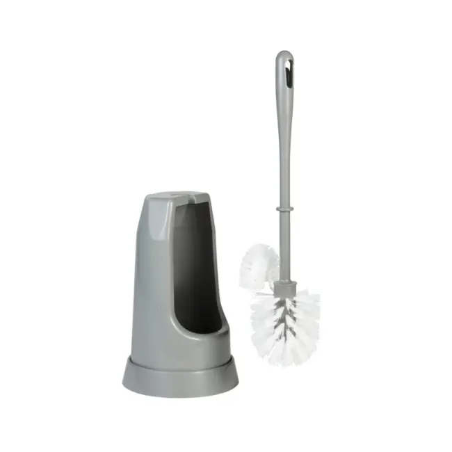 Toiletbørste mskyllekantsbørste, 400 mm, medium, grå, Vikan 5056.webp