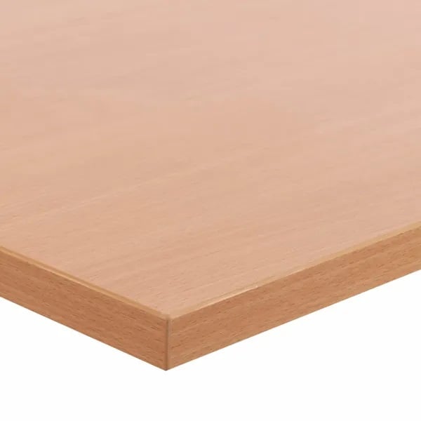 Bordplade til hæve sænkebord, 80x160cm, rektangulær, decor laminat, flere farver, (1 stk.)