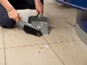 Fejebakke uden gummilæbe, 210 mm, grå, Vikan 5582.webp