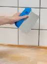Dejskraber med rustfrit stålblad, fleksibel, 146 mm, blå, Vikan 40573.webp