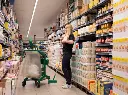 Fejebakkesæt med langt skaft og kost, 330 mm, medium, hvid, Vikan 56665.webp