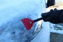 Snebørste med isskraber, 490 mm, stiv, sort, Vikan 520052.webp