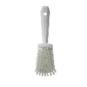 Vaskebørste med kort skaft, 270 mm, stiv, hvid, Vikan 41925.webp