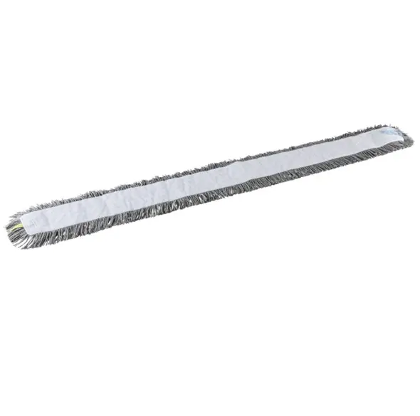 Damp 43 mikrofibermoppe, Hook & Loop, 120 cm, grå, Vikan 549610,.webp