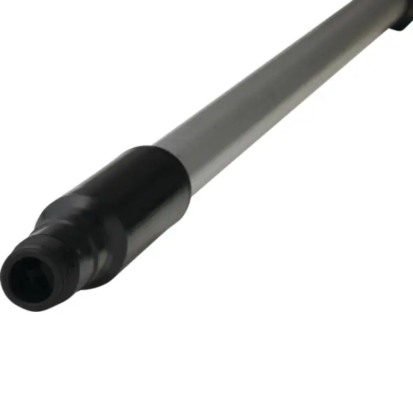 Teleskopskaft med slangestuds og vandgennemløb, aluminium, 1080–1600 mm, Ø32 mm, sort, Vikan 297152.webp