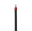 Teleskopskaft med slangestuds og vandgennemløb, aluminium, 1080–1600 mm, Ø32 mm, sort, Vikan 297152.webp