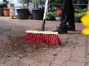Gadekost med gevind til skaft, 400 mm, stiv, træ, Vikan 2517.webp