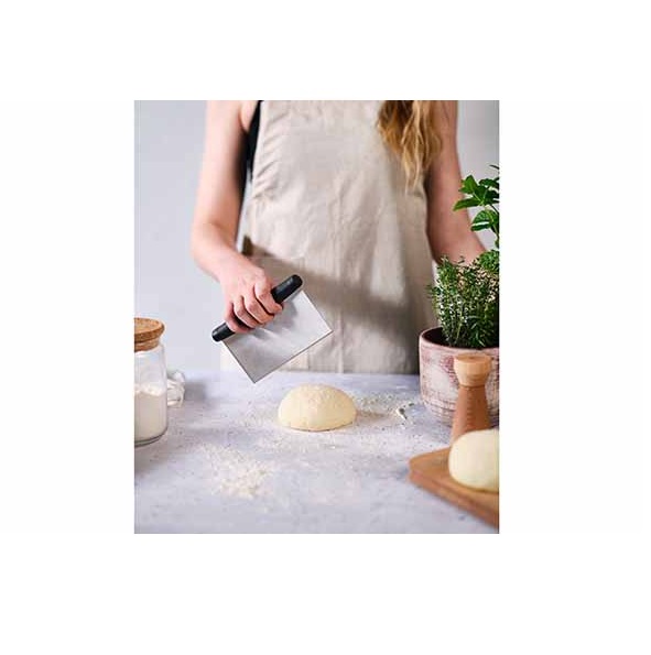 Dejskraber, bred, rustfri stål, sort, DELISH, (1 stk.)