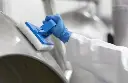 Skurepad, blød, 245 mm, blød, hvid, Vikan 5525.webp