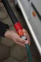 Aluminium teleskopskaft med vandgennemløb, click kobling (C), 1060–1600 mm, Ø32 mm, sort, Vikan 297152C.webp