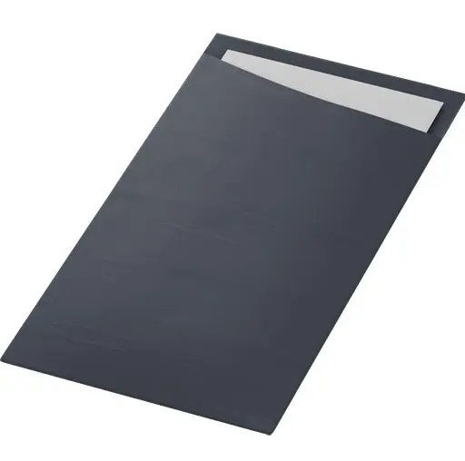 Bestiklomme, Serviet, Sacchetto, Dunisoft, 230x115mm sort, Duni 171460.webp