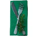 Middagsserviet, 3-lags, 40x40cm, 18 fold BF, Mørkegrøn, Duni 202859.webp