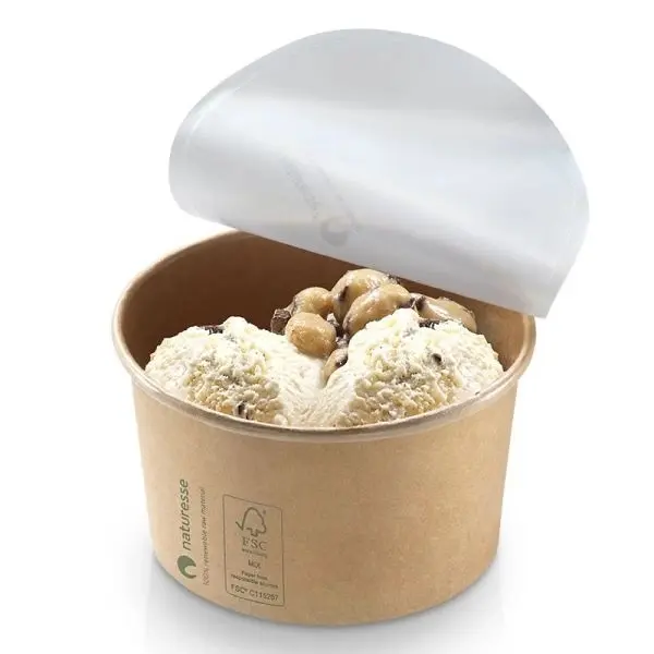 Isbæger, 340ml, 12oz, Ø10,5x6cm, brun, Naturesse.webp