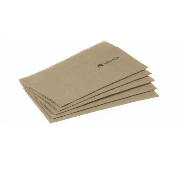 Serviet, papir, 32x33cm, 1lags, 18 fold, m logo print, brun, Naturesse,.webp
