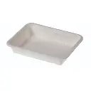 Transportbakke, Menu, PFAS-free, sukkerrørsfiber, 1000ml, 22,7x17,8x4,3cm, hvid, HD biocoated, Naturesse.webp