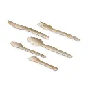 Isspade, Papir, 9,5cm, Naturesse præg, brun, Naturesse.webp