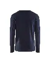 T-shirt, lang ærmet, Mørk Marineblå, Blåkläder.webp