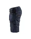 Service Shorts med sømlommer, Mørk MarineblåSort, Blåkläder.webp