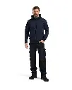 Hættetrøje full-zip, i farven Mørk Marineblåsort, Blåkläder.webp