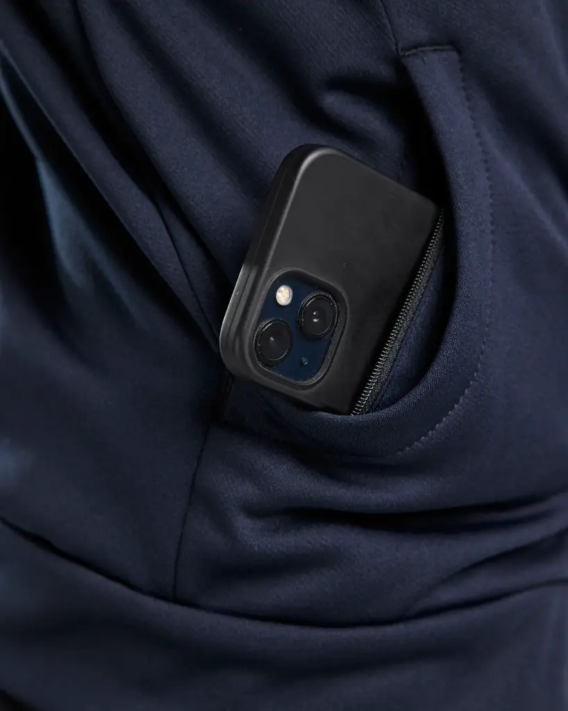 Hættetrøje full-zip, i farven Mørk Marineblåsort, Blåkläder.webp