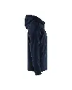 Hættetrøje full-zip, i farven Mørk Marineblåsort, Blåkläder.webp