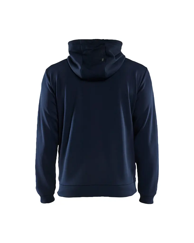 Hættetrøje full-zip, i farven Mørk Marineblåsort, Blåkläder.webp