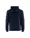 Hættetrøje full-zip, i farven Mørk Marineblåsort, Blåkläder.webp