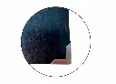A4 Menuomslag Læder Deluxe, Simpel 2 sidet, sort.webp