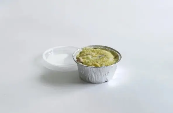 Låg til alubakke, snap-on, RPET, Klar, Ø8,5cm.webp