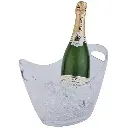 Champagnebowle, ca. H22cm, hård klar plast.webp