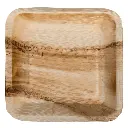Palmebladstallerken, flad, 24x24x3cm.webp