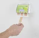 Plum 5531 QuickFix UNO plaster dispenser, transparent.webp
