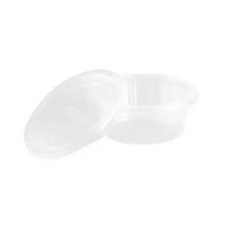 Plastbæger, Fixpack, PP, transparent, rund, 200ml, Duni.webp