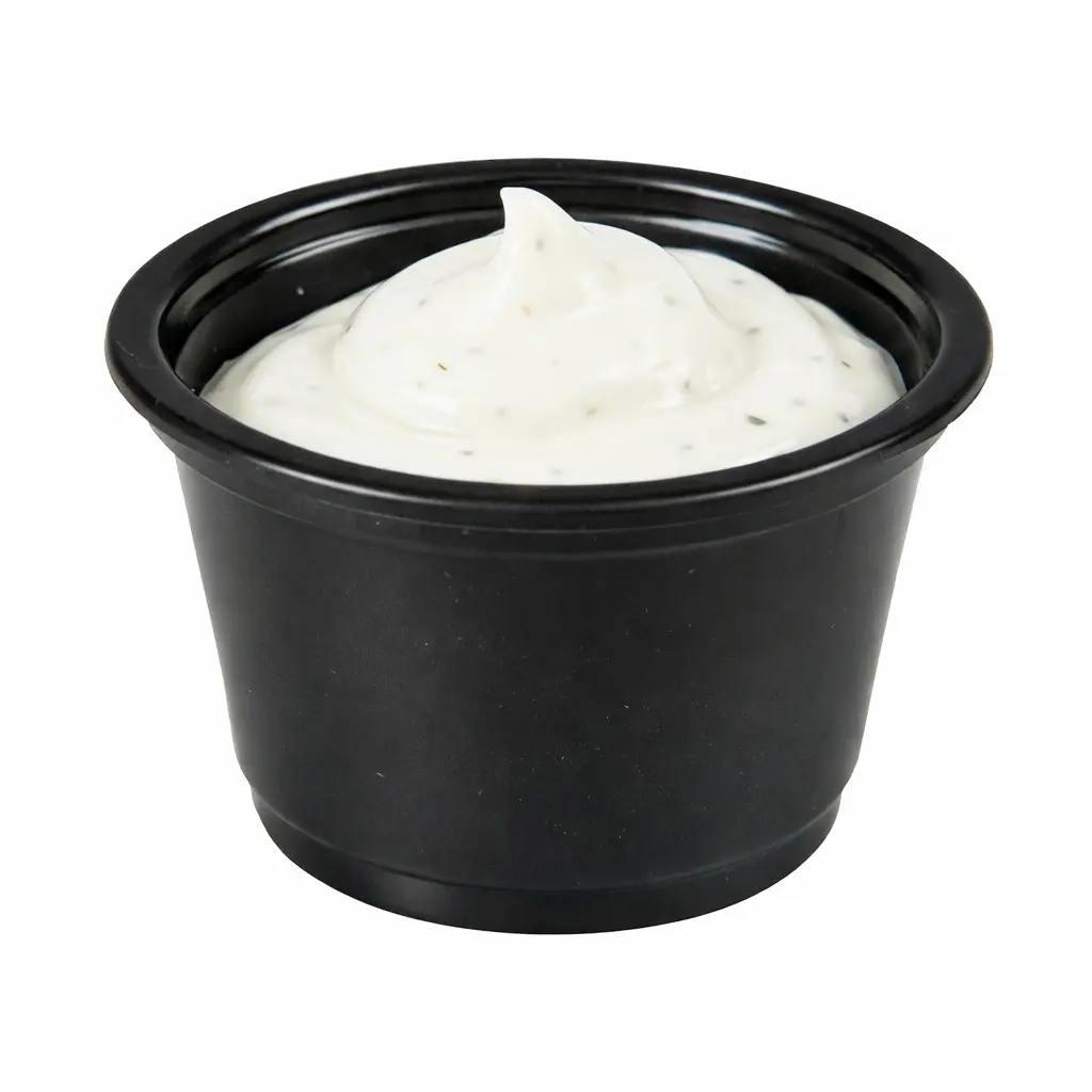 Dressingbæger, 30 ml, 3,3cm, Ø4,5cm, sort, PP.webp