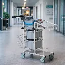 Rengøringsvogn, ERGO Kop Fugt-system 2x6 ltr., Tina Trolleys.webp