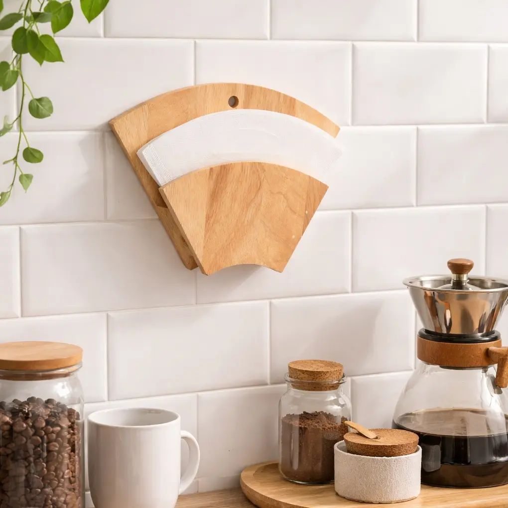 Kaffefilterholder til væg.webp