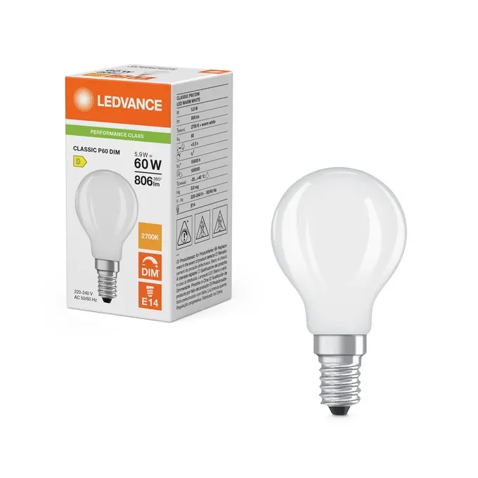 LED Classic P 60 Filament DIM P 5.9W 827 Frosted E14.webp