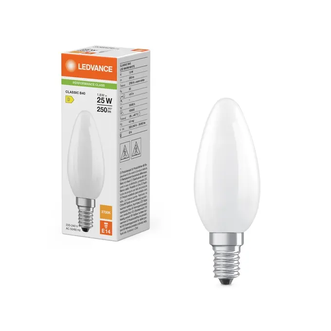 LED Classic B 25 Filament P 1.8W 827 Frosted E14.webp