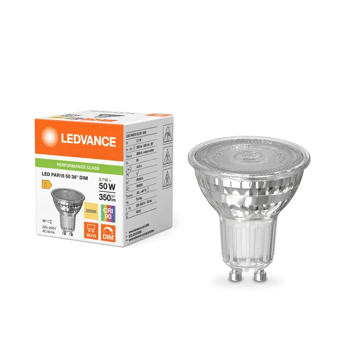 LED PAR16 50 36° DIM P 3.7W 930 GU10.webp