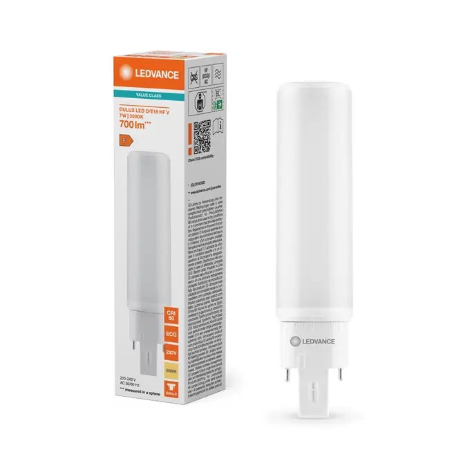 DULUX LED D-E18 HF & AC MAINS VALUE 7W 830 G24Q-2.webp